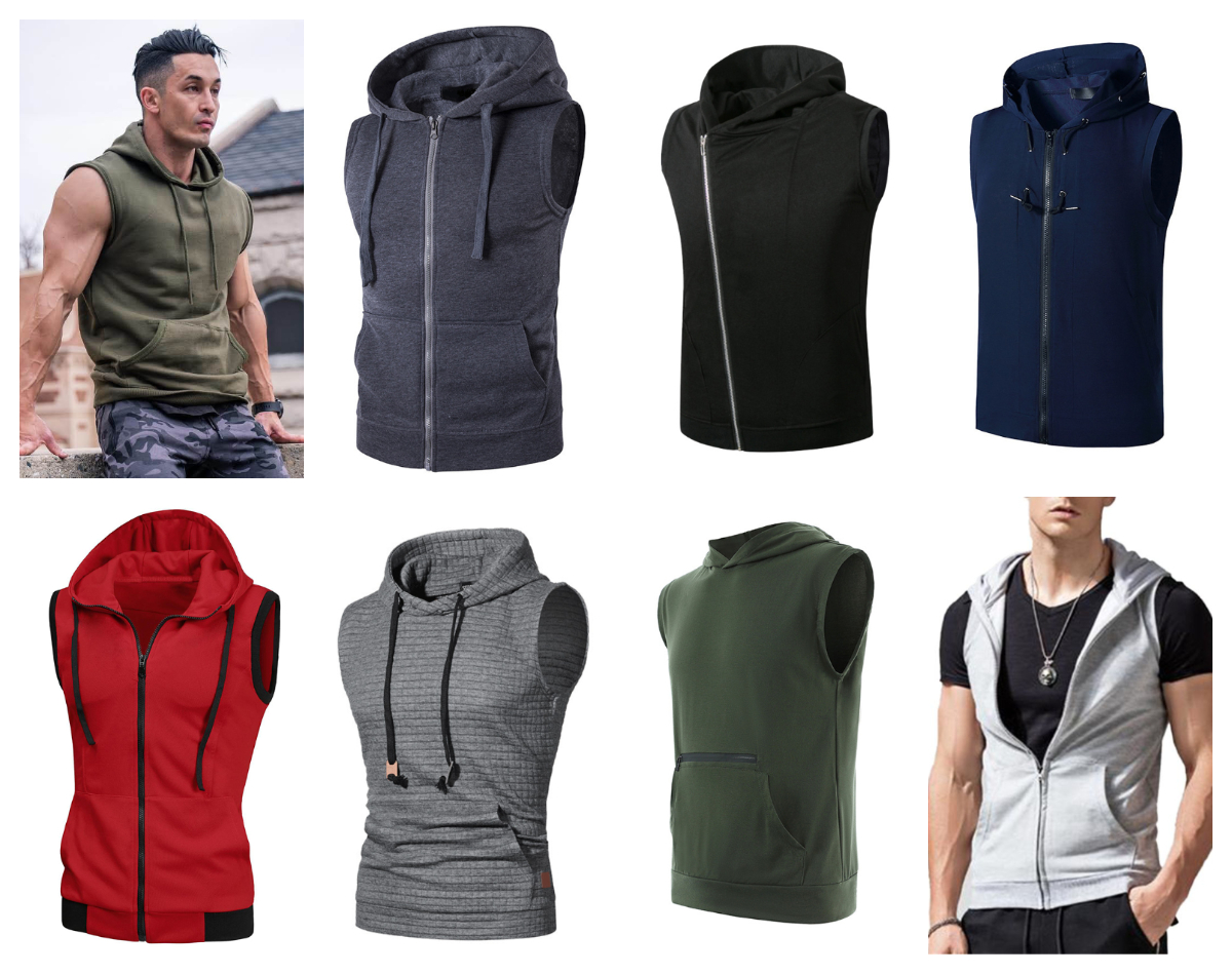 oversized sleeveless hoodies for men from zitysports, sleeveless hoodie oversized men, pullover sleeveless hoodies for men, slim fit zip-up sleeveless hoodie for men