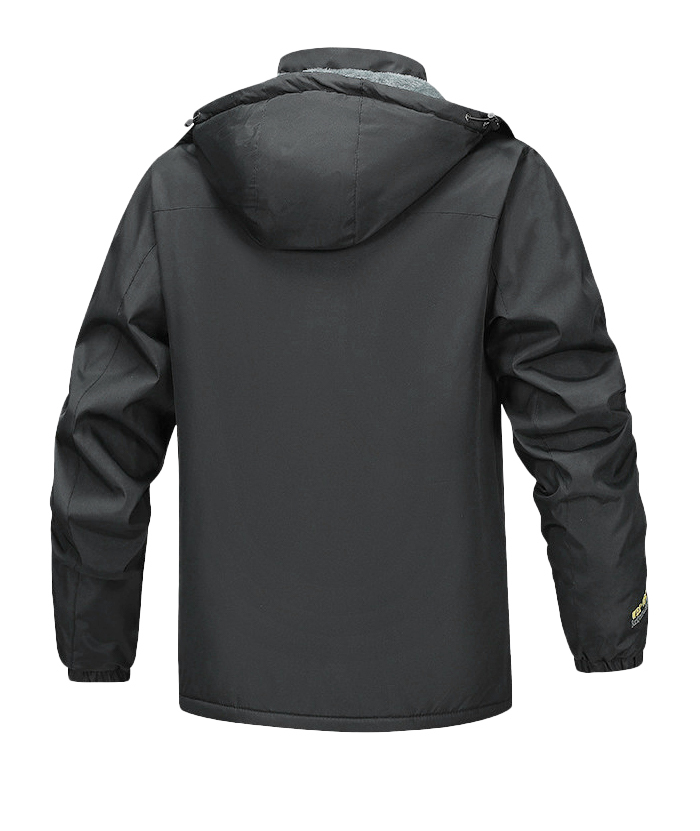 ZITY Men's Oversize Zipper Fleece Jacket-DUMCO05537