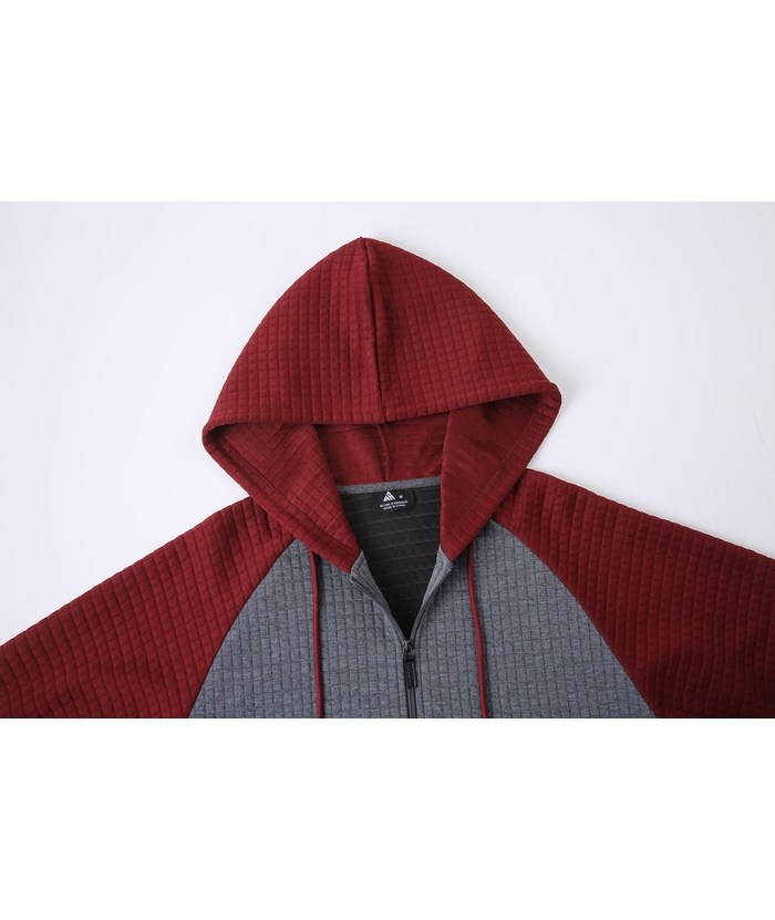 ZITY Men's Slim Fit Long Sleeve Color Block Hoodie Sweatshirt-ZPK006332 | Zitysports
