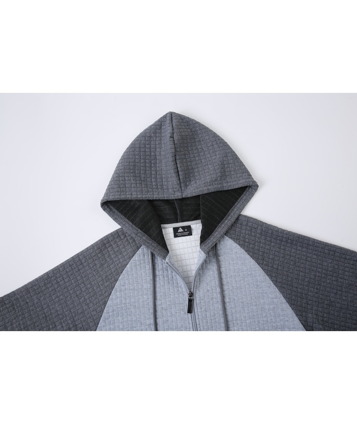 ZITY Men's Slim Fit Long Sleeve Color Block Hoodie Sweatshirt-ZPK006332 | Zitysports