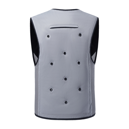 ZITY Men's Full Zipper Cooling Vest-M905