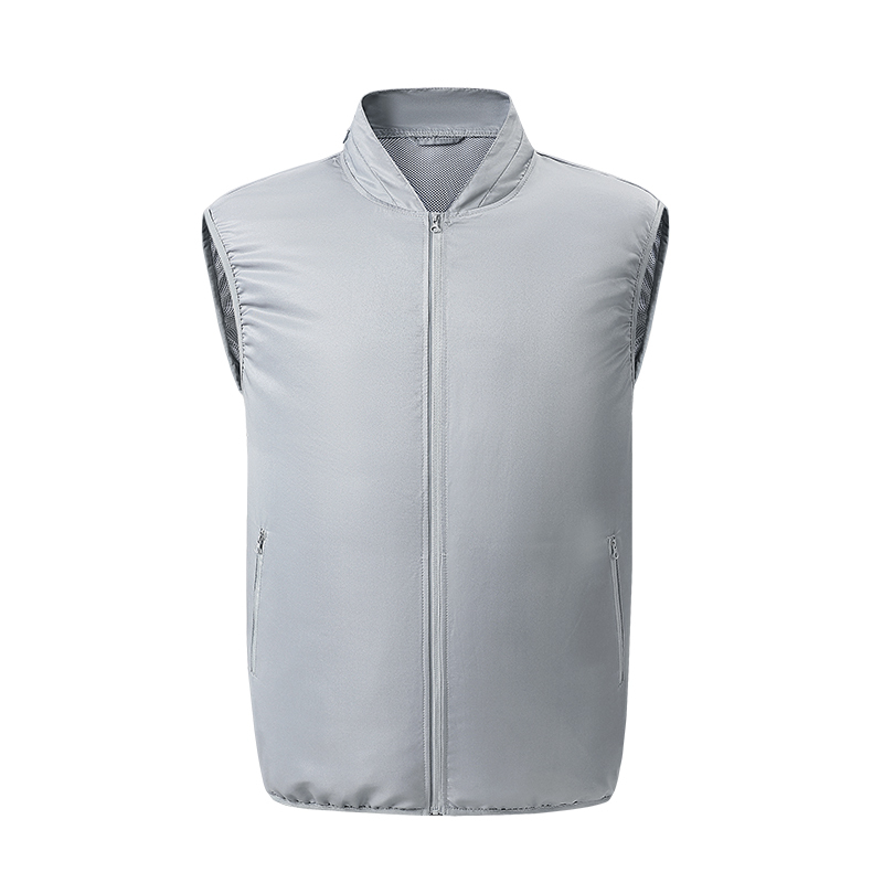 ZITY Men's Zip Up 3 Holes Fan Cooling Vest-2362
