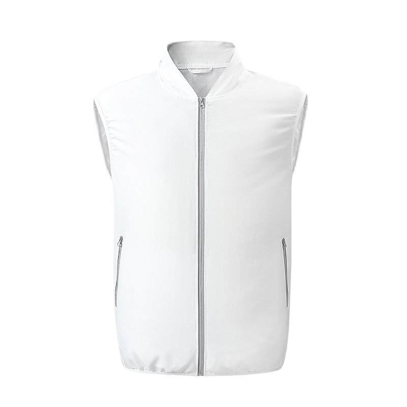 ZITY Men's Zip Up 3 Holes Fan Cooling Vest-2362