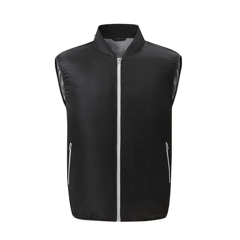 ZITY Men's Zip Up 3 Holes Fan Cooling Vest-2362
