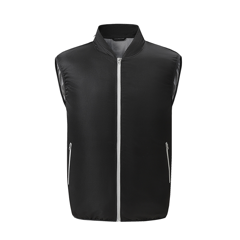 ZITY Men's Zip Up 3 Holes Fan Cooling Vest-2362