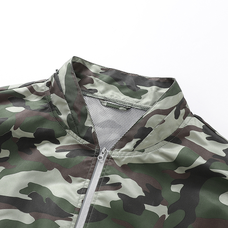 ZITY Men's Zip Up 3 Holes Fan Cooling Vest-2362