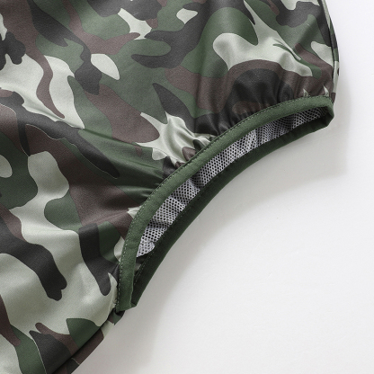 ZITY Men's Zip Up 3 Holes Fan Cooling Vest-2362