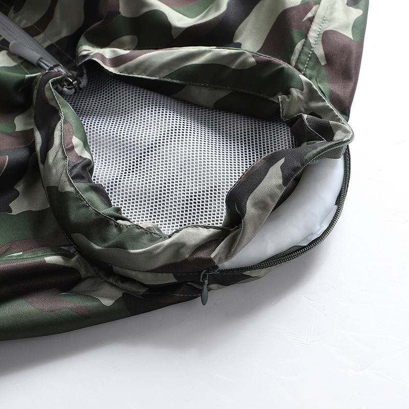 ZITY Men's 3 Holes Fan Full Zipper Cooling Vest-2376