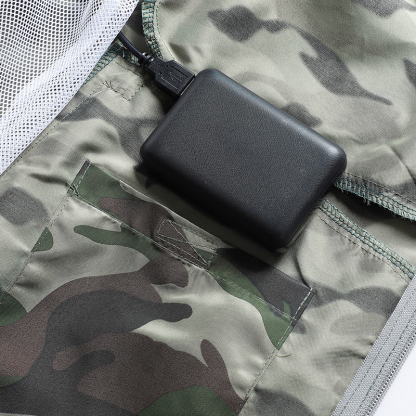 ZITY Men's 3 Holes Fan Full Zipper Cooling Vest-2376