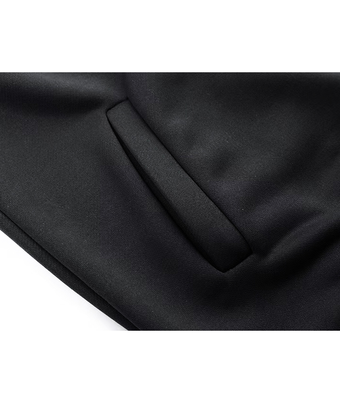 ZITY Men's 1/4 Zipper Solid Color Long Sleeve Hoodie-DUMFH05473