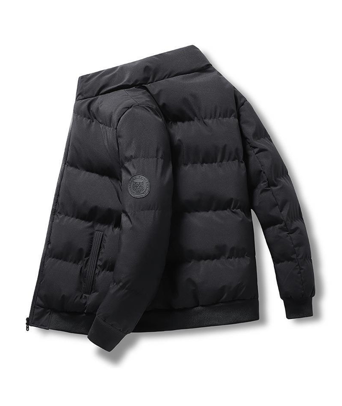 ZITY Men's Zipper Long Sleeve Puffer Jacket-DUMCO05565