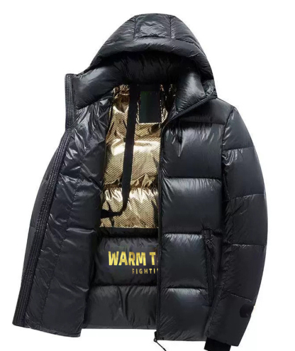 ZITY Men's Full Zipper Padded Puffer Jacket-DUMCO05569