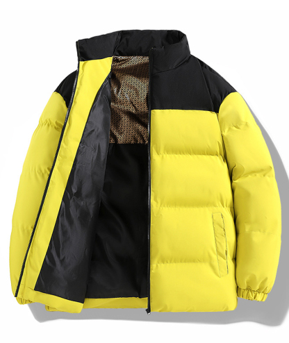 ZITY Men's Casual Full Zip Up Stand Collar Puffer Jacket- DUMFC05561