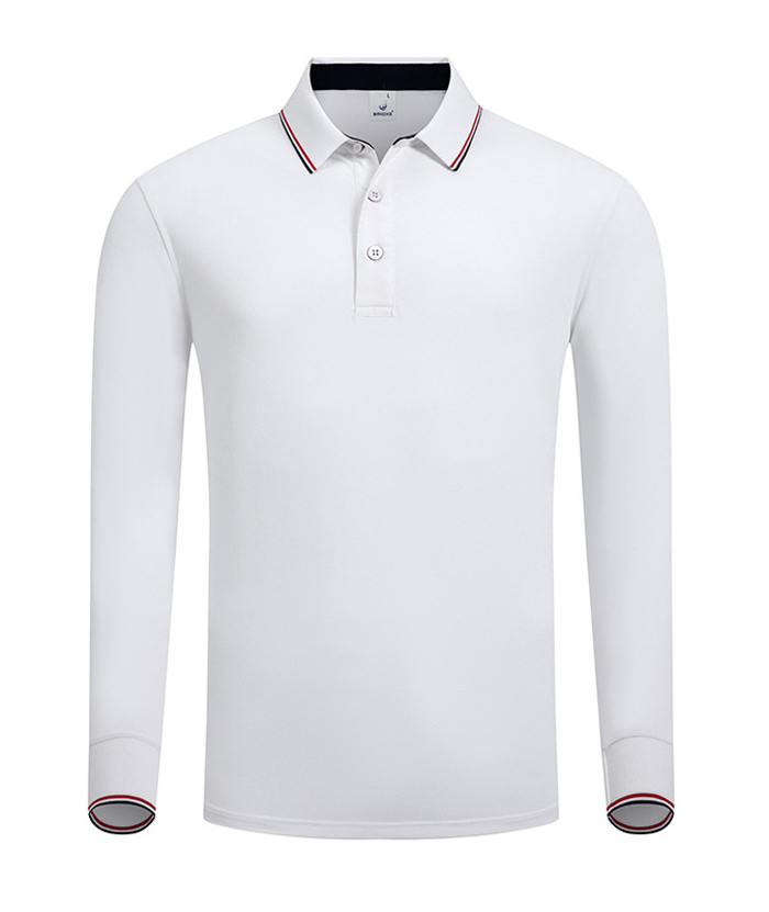 ZITY Men's Button Up Long Sleeve Polo Shirt-HD506