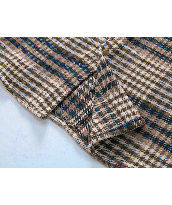 ZITY Men's Long Sleeve Plaid Flannel Shirt-DUMLT05317|Zitysports