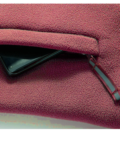 ZITY Men's Full Zipper Fleece Jacket-DUMCO05447