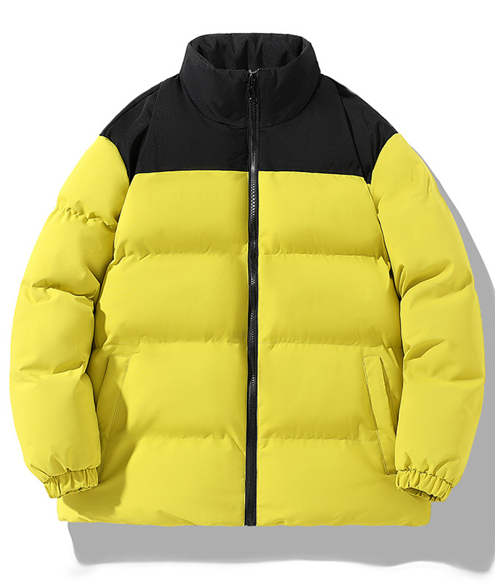 Wholesale Men's Casual Zip Up Stand Collar Puffer Jacket | Zitysports