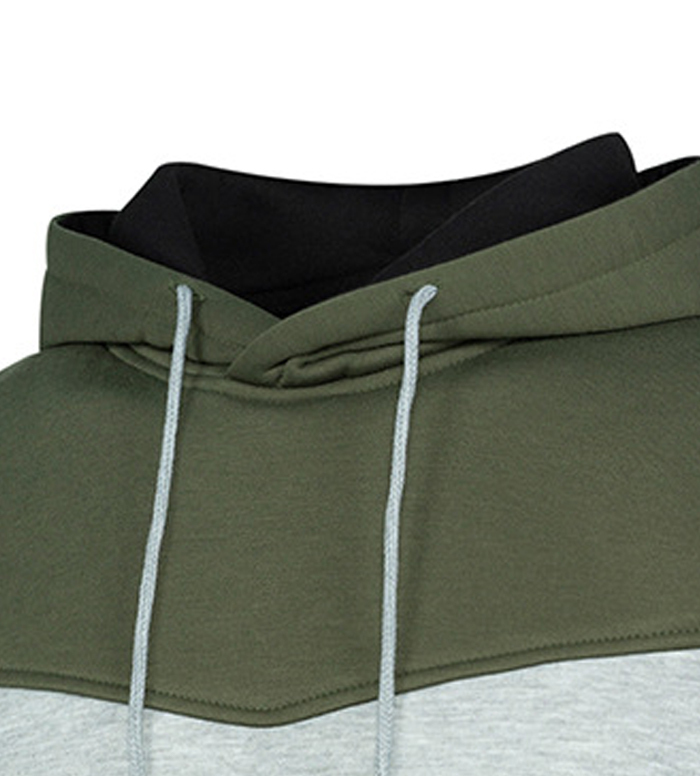 ZITY Men's Color Blocking Contrast Hooded Casual Sports Hoodie-DUMFH04839 | Zitysports