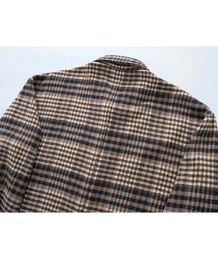 ZITY Men's Long Sleeve Plaid Flannel Shirt-DUMLT05317|Zitysports