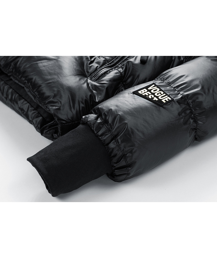 ZITY Men's Full Zipper Padded Puffer Jacket-DUMCO05569