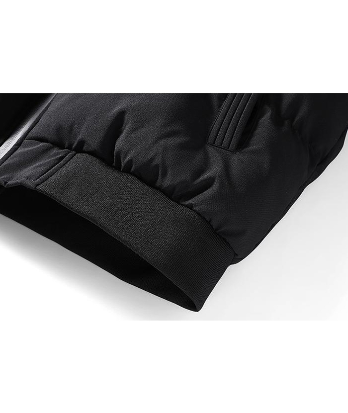 ZITY Men's Zipper Long Sleeve Puffer Jacket-DUMCO05565