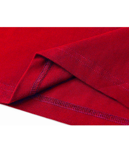 Men's Casual Long Sleeve Solid Color Polo Shirt-SD8988