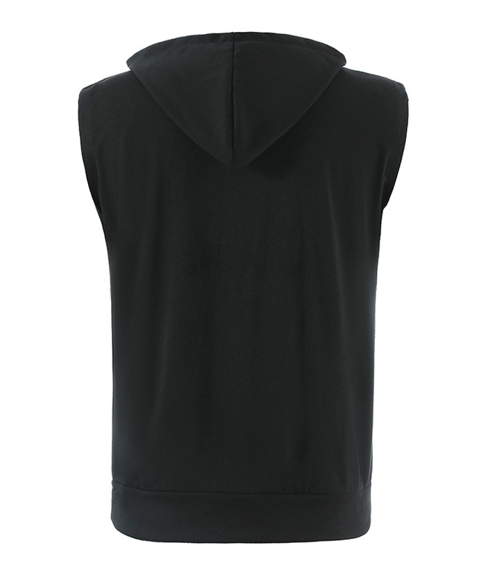 ZITY Men's Summers Sleeveless Plus Size Sports Hoodie-DUMMG05230|Zitysports