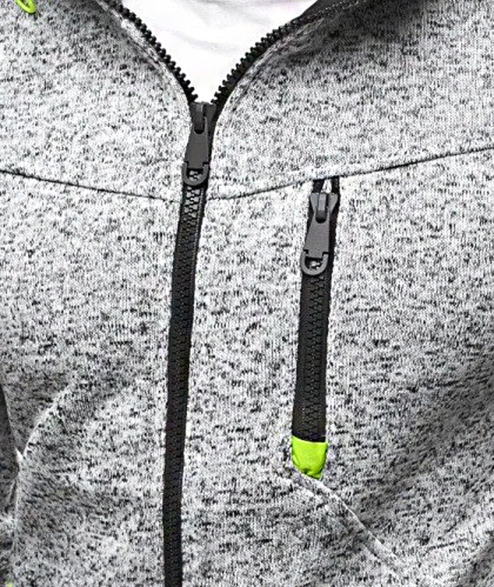 ZITY Men's Full Zipper Long Sleeve Breathable Warm Hoodie-DUMHD05096|Zitysports
