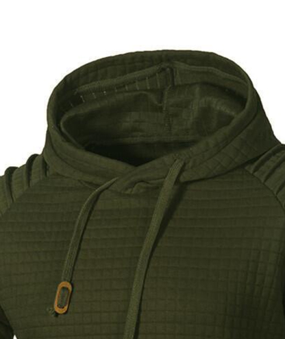 ZITY Men's Fashion Solid Color Casual Slim Fit with Kangaroo Pocket Hoodie-DUMFH05019|Zitysports