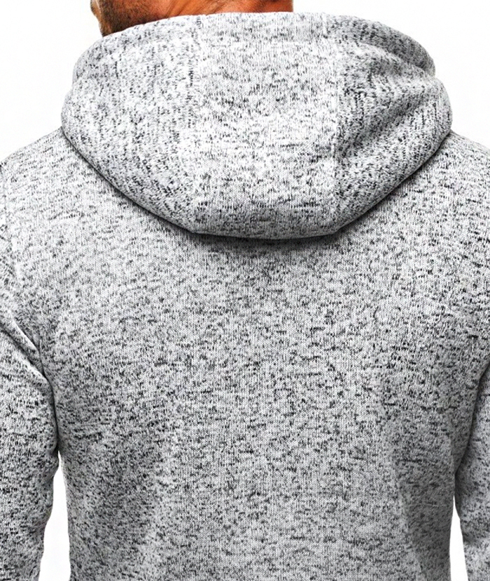 ZITY Men's Full Zipper Long Sleeve Breathable Warm Hoodie-DUMHD05096|Zitysports