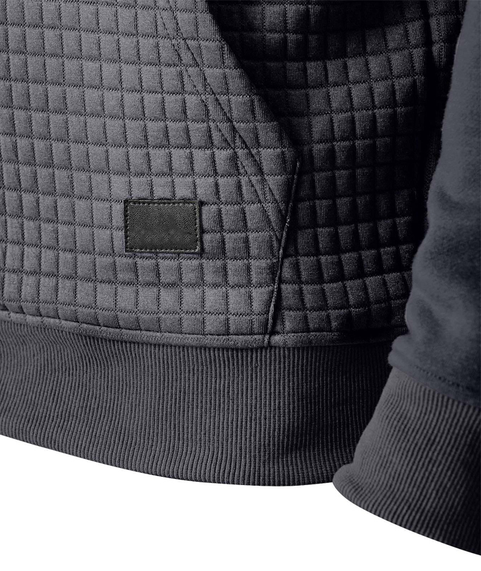 ZITY Men's Fleece Waffle Block Hoodie-DUMFH04921|Zitysports