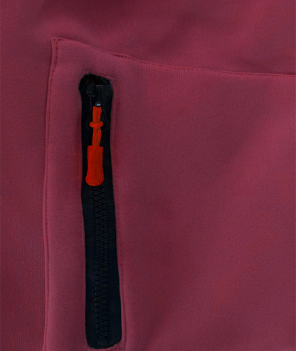 ZITY Men's Solid Quarter-Zip Hoodie-DUMFH04875 | Zitysports