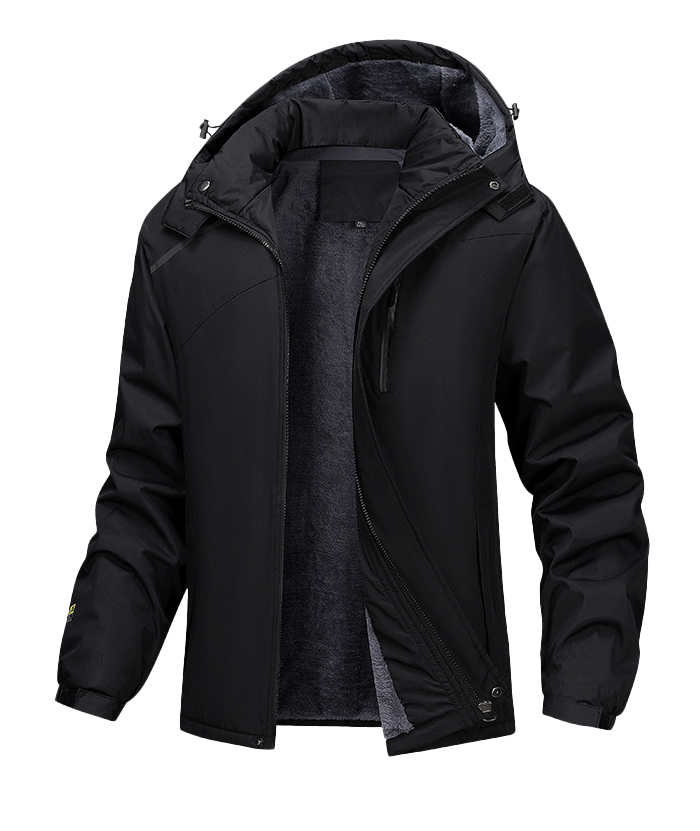 ZITY Men's Oversize Zipper Fleece Jacket-DUMCO05537