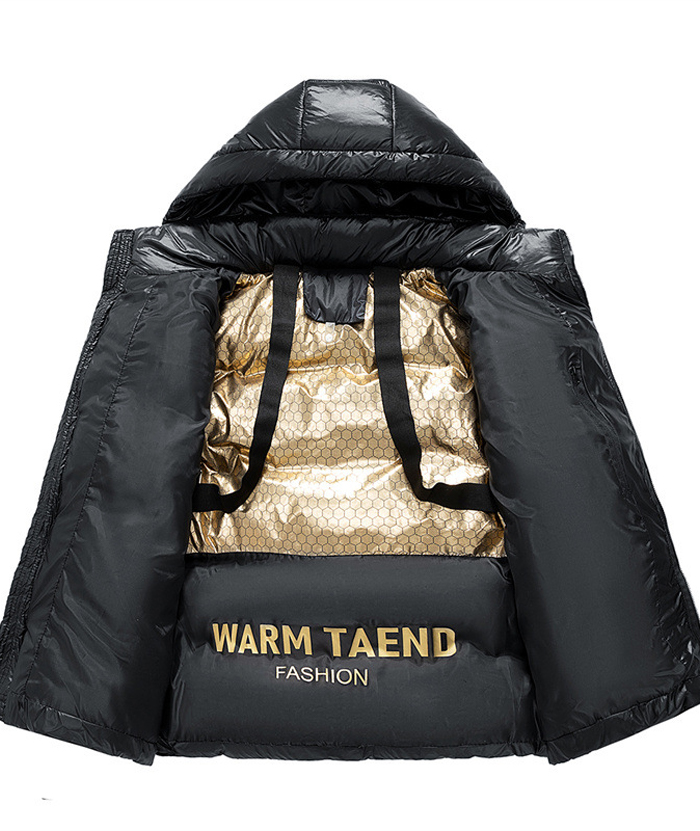 ZITY Men's Full Zipper Padded Puffer Jacket-DUMCO05569