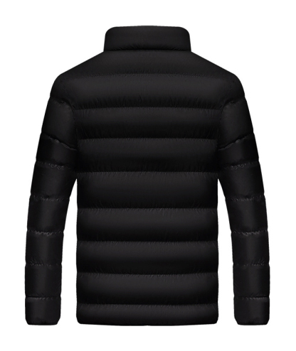 ZITY Men's Full Zipper Stand Collar Puffer Jacket- DUMFC05559