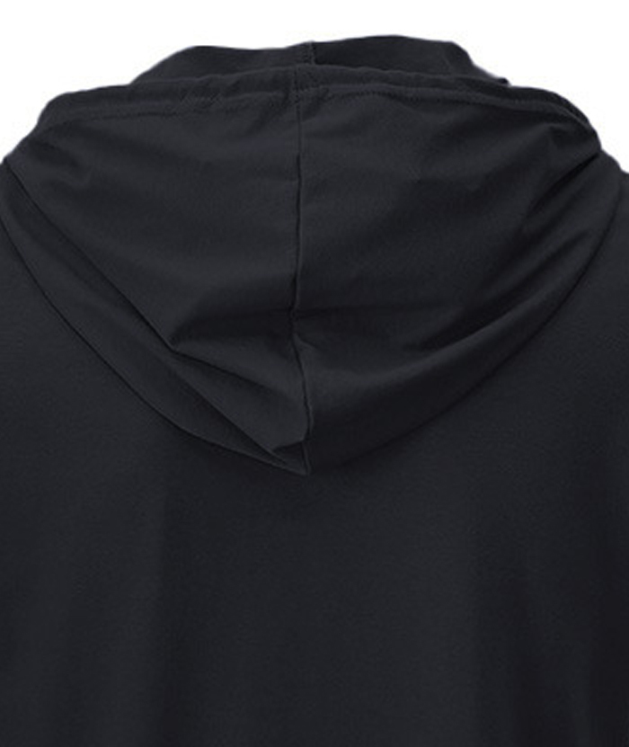 ZITY Men's Sleeveless Running Fitness Sweatshirt Button Up Hoodie-DUMMG05232 |Zitysports