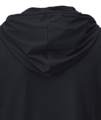 ZITY Men's Sleeveless Running Fitness Sweatshirt Button Up Hoodie-DUMMG05232 |Zitysports