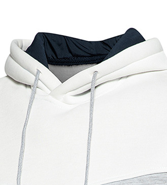 ZITY Men's Color Blocking Contrast Hooded Casual Sports Hoodie-DUMFH04839 | Zitysports