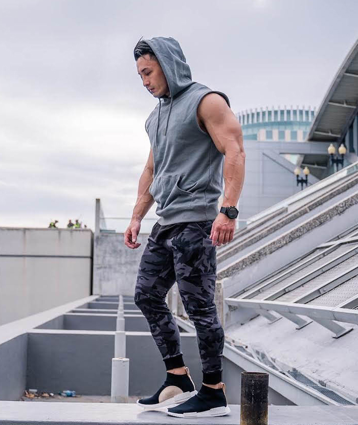 ZITY Men's Cotton Sleeveless Sports Hoodie M-3XL-DUMMG05236|Zitysports
