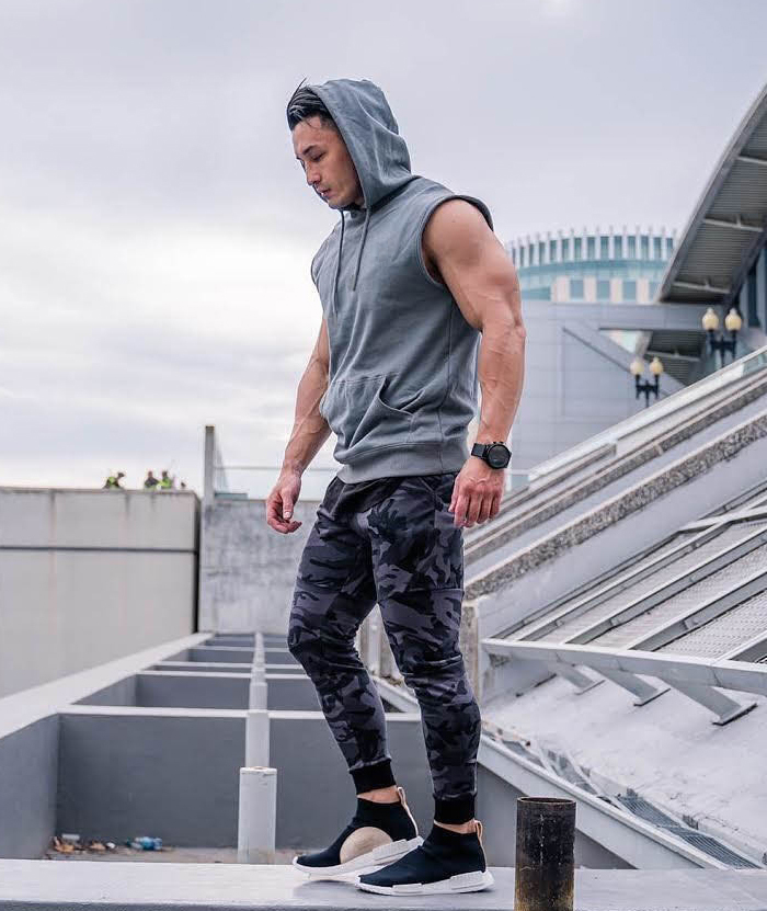 ZITY Men's Cotton Sleeveless Sports Hoodie M-3XL-DUMMG05236|Zitysports