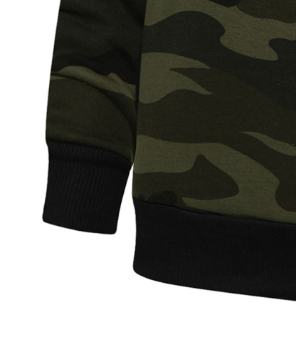 ZITY Men's Color Blocking Contrast Hooded Casual Sports Hoodie-DUMFH04839 | Zitysports