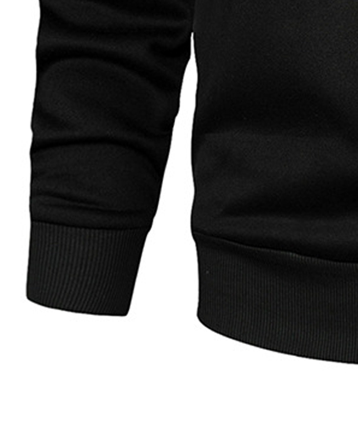 ZITY Men's Color Blocking Contrast Hooded Casual Sports Hoodie-DUMFH04839 | Zitysports
