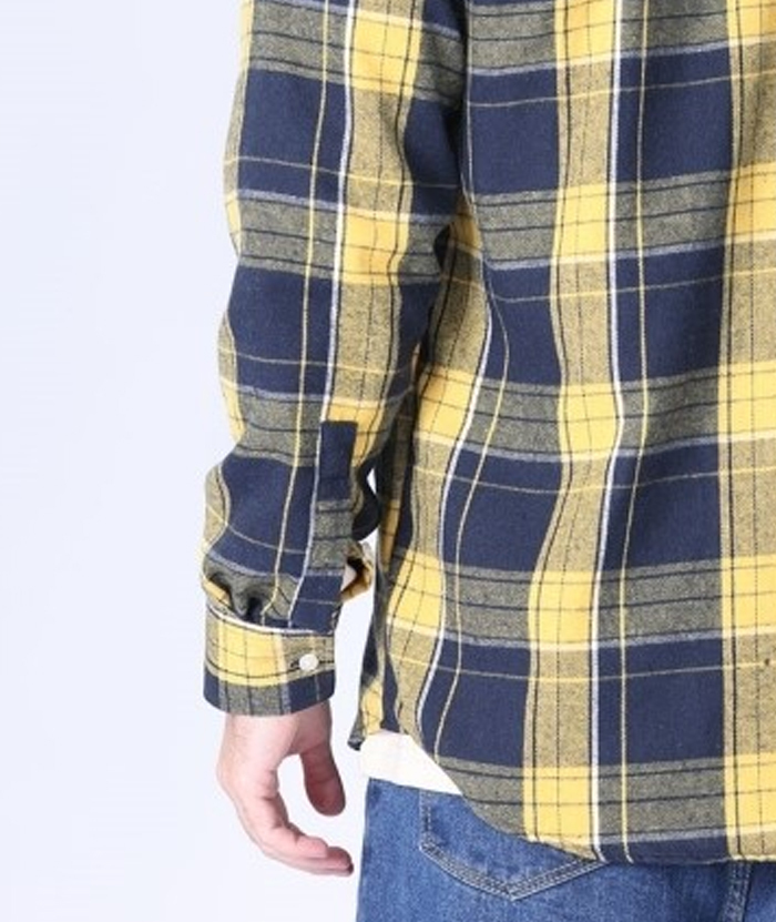 Men's Hooded Button Up Flannel Plaid Shirt-DUMLT05800