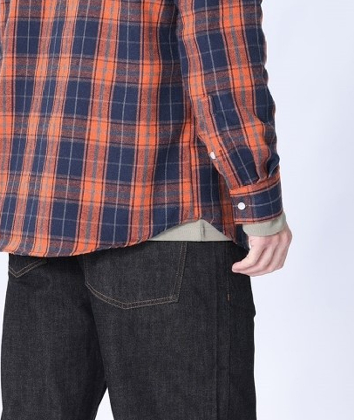 Men's Hooded Button Up Flannel Plaid Shirt-DUMLT05800