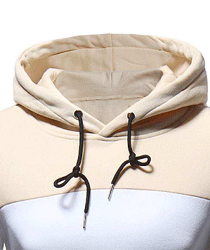 ZITY Men's Long Sleeve Color Block with Pocket Casual Hoodie-DUMHD05001|Zitysports