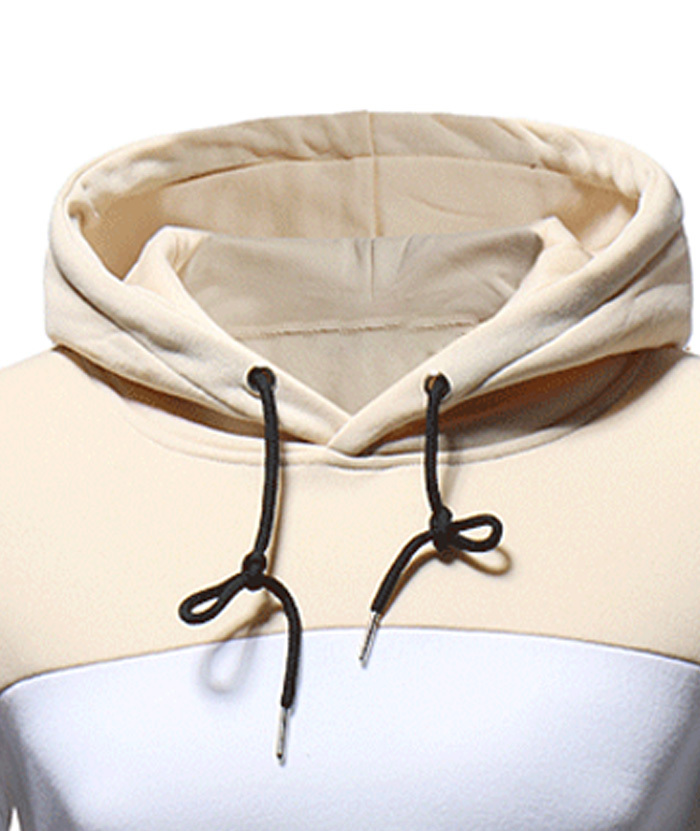 ZITY Men's Long Sleeve Color Block with Pocket Casual Hoodie-DUMHD05001|Zitysports