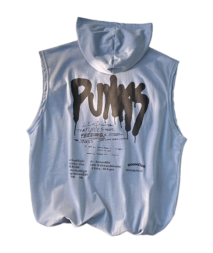 ZITY Men's Oversize Sports Sleeveless Hoodie-DUMHD05407|Zitysports