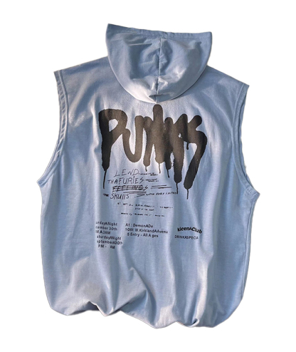 ZITY Men's Oversize Sports Sleeveless Hoodie-DUMHD05407|Zitysports