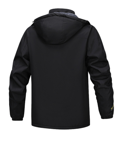 ZITY Men's Oversize Zipper Fleece Jacket-DUMCO05537