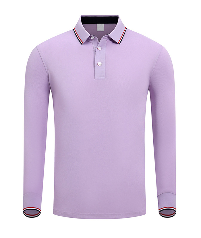 ZITY Men's Button Up Long Sleeve Polo Shirt-HD506